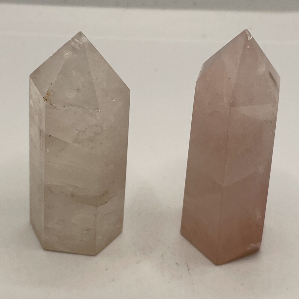 Rose Quartz Tower approx 6cm Crystal Falls