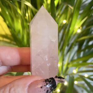 Rose Quartz Tower approx 6cm
