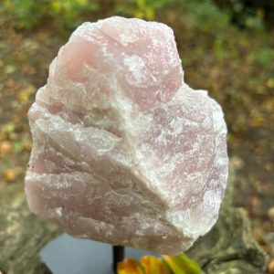 Raw Extra Large Rose Quartz (on Stand)