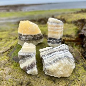Zebra Calcite Raw Chunk